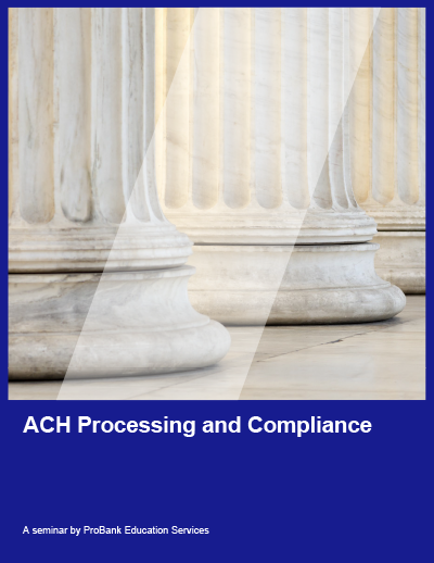 ACH Processing and Compliance Manual