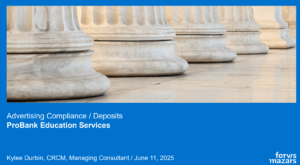 Advertising Deposits