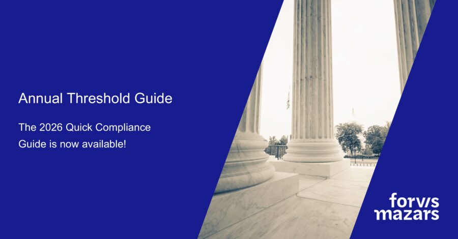 Annual Threshold Guide